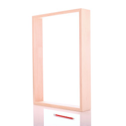 Rama drewniana 3D
 Głębokość - Ramy 3D-(9 cm / 7,5 cm) Wymiary - Ramy 3D-A2 - (46,1 x 63,5 cm / 43,3 x 60,7 cm)