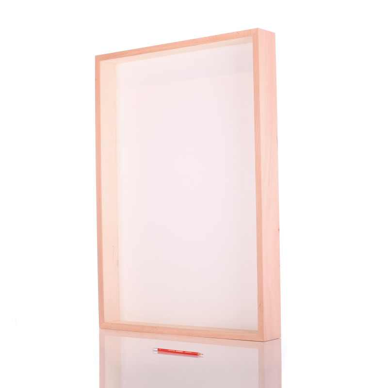 Rama drewniana 3D + Płyta HDF A1/9