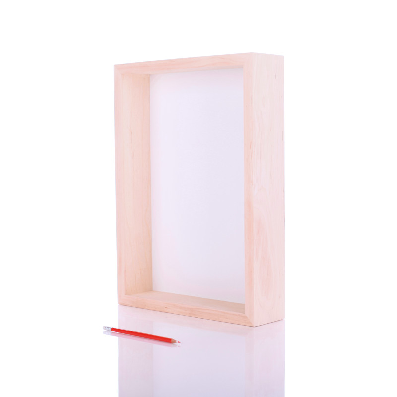 Rama drewniana 3D + Płyta HDF A3/9