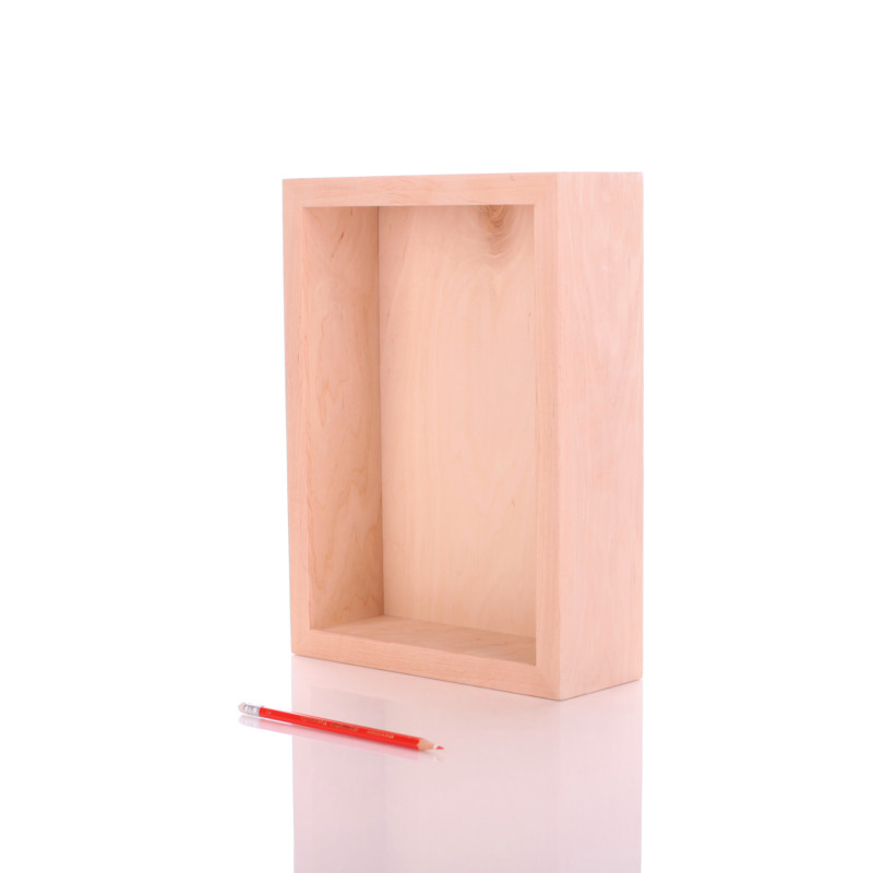 Rama drewniana 3D + Sklejka liściasta A4/9